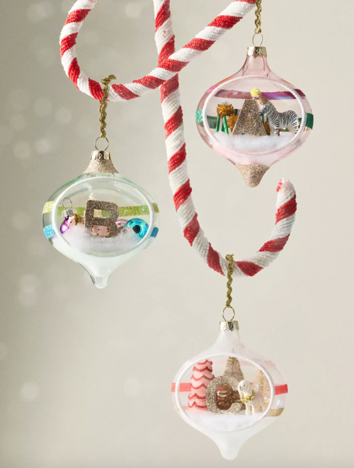monogram ornaments