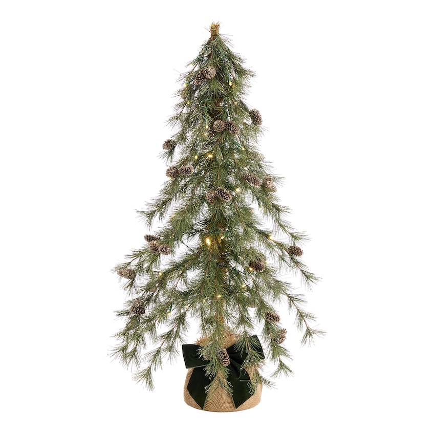 Pre Lit Glitzy Artificial Tree