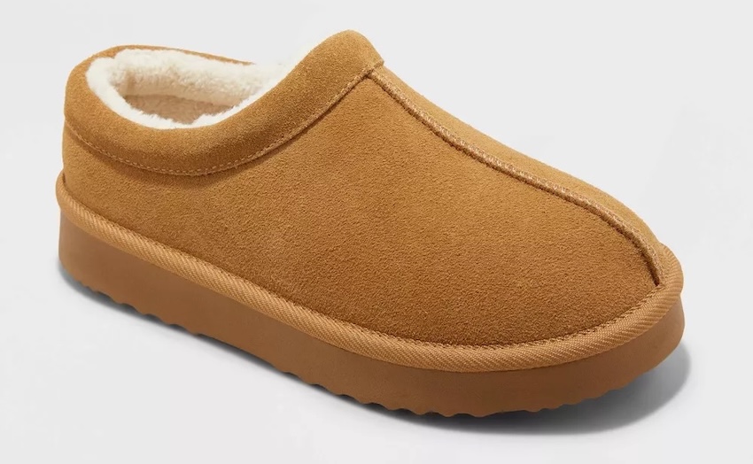 Kaya Genuine Suede Clog Slippers