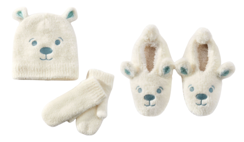 cozy hat and slippers