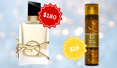 YSL perfume Libre and Bath & Bod Works fragrance Free as a Flower