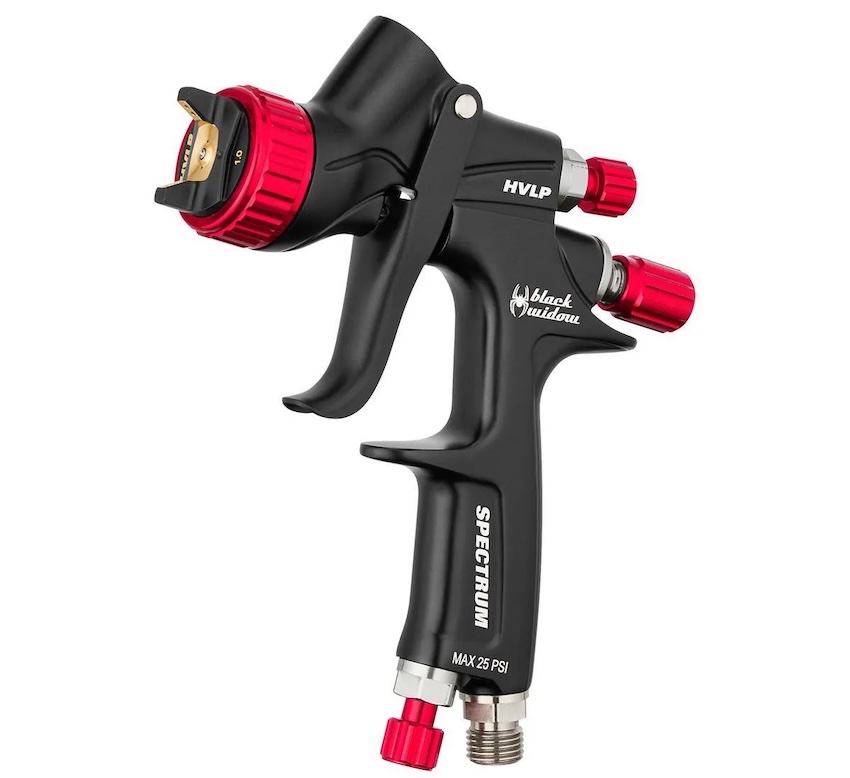 BLACK WIDOW BY SPECTRUM Professional HVLP Touch-Up Air Spray Gun