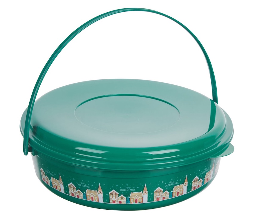 Christmas Round Storage Carrier with Handle