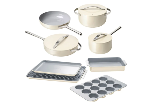 cream Caraway pot and pan set
