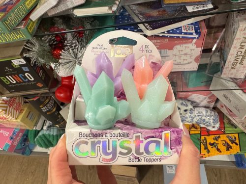 crystal bottle toppers