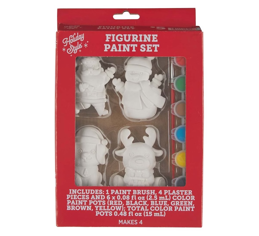 Holiday Style Figurine Paint Set