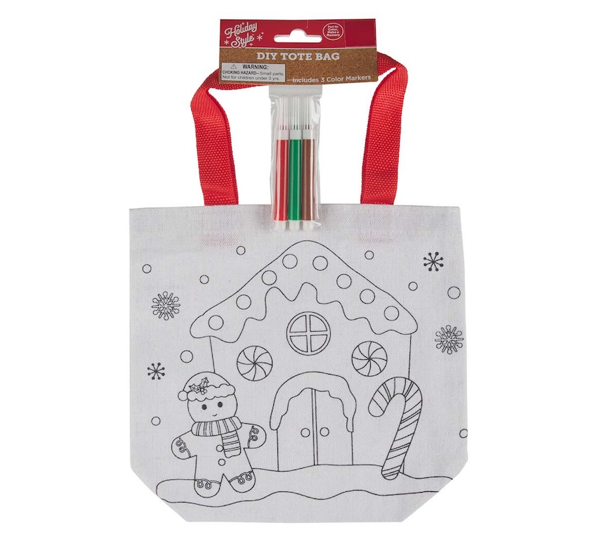 Holiday Style DIY Christmas Tote Bag
