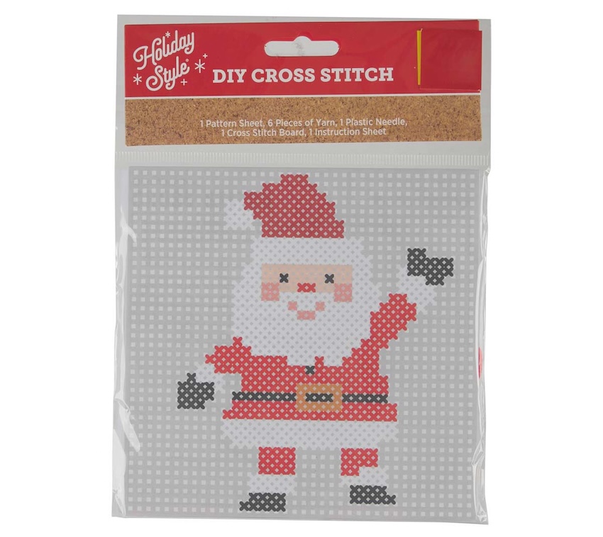 Holiday Style DIY Cross Stitch