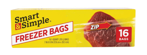 freezer bags