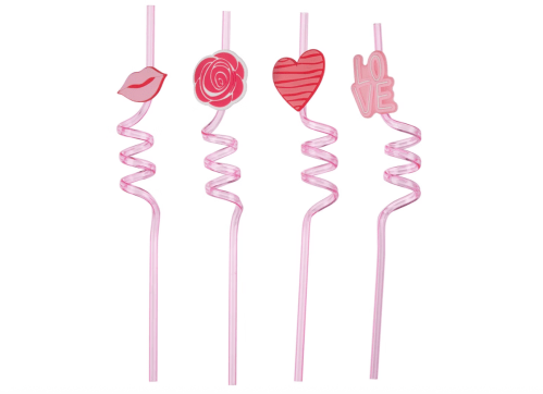 valetine's day straws