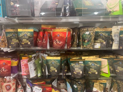 dubai chocolate section