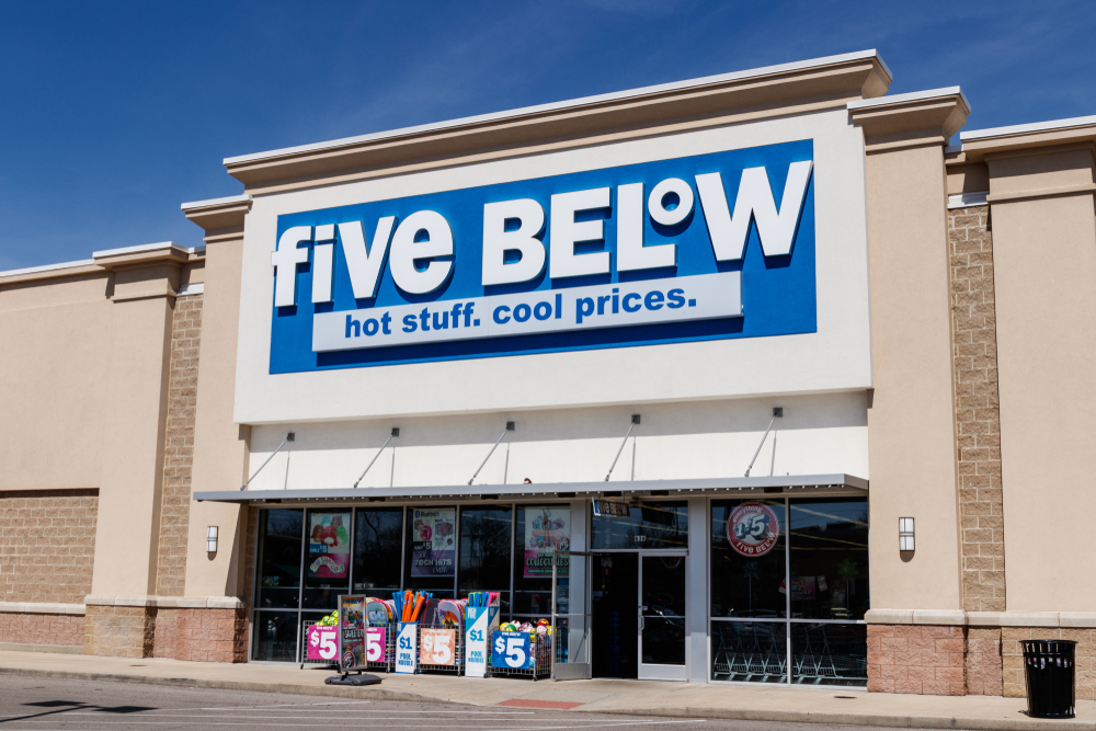 A Five Below storefront