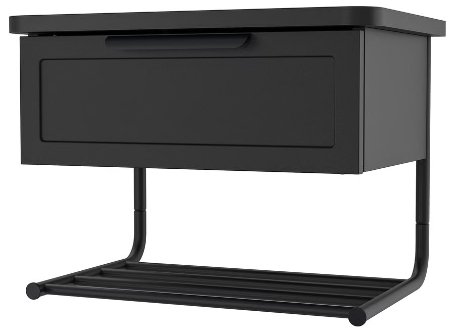 Wall-Mounted Bedside Table