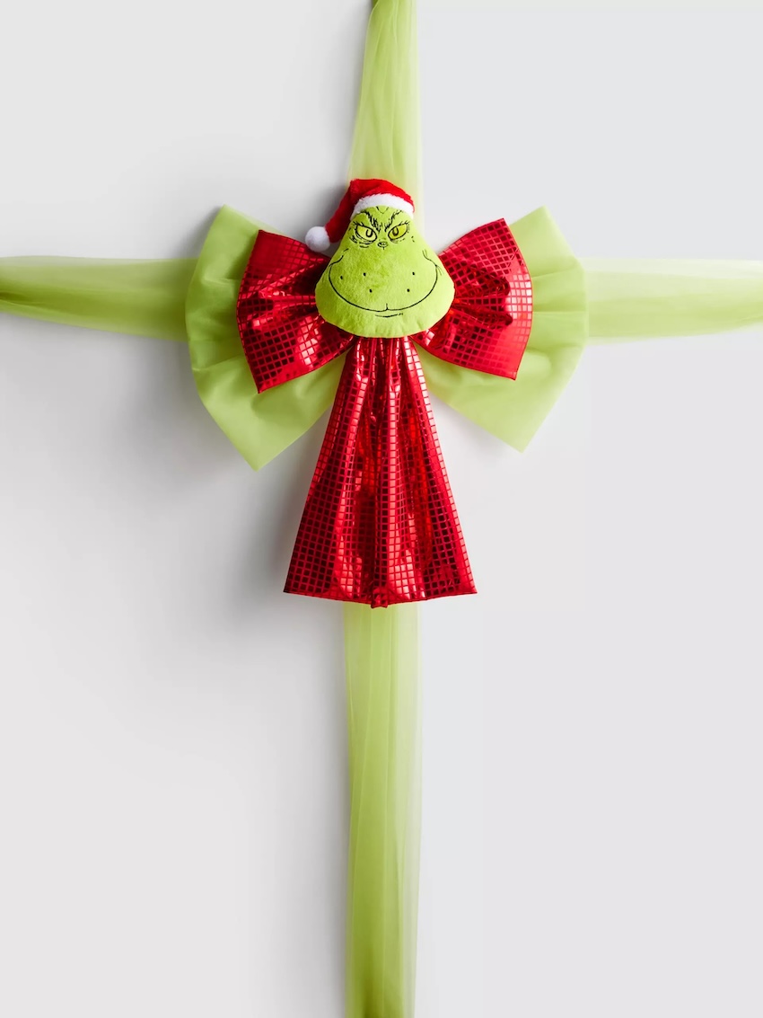 Grinch Door Bow