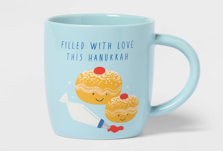 16 fl oz 'Filled with Love This Hanukkah' Stoneware Mug - Spritz™