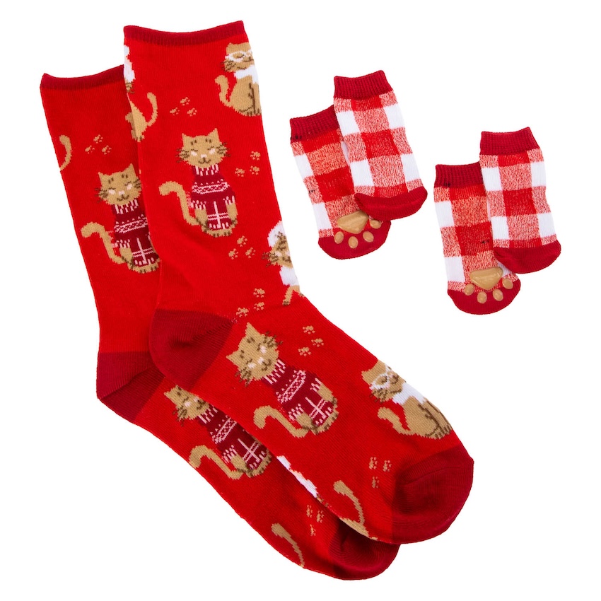 Holiday Pet & Owner Matching Socks