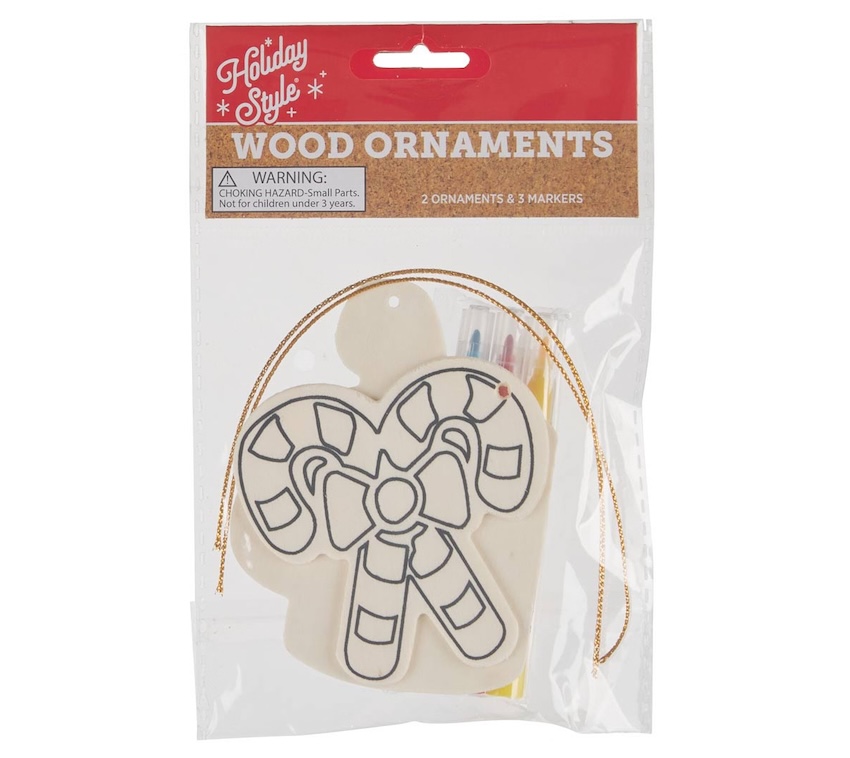 Holiday Style Wood Ornaments