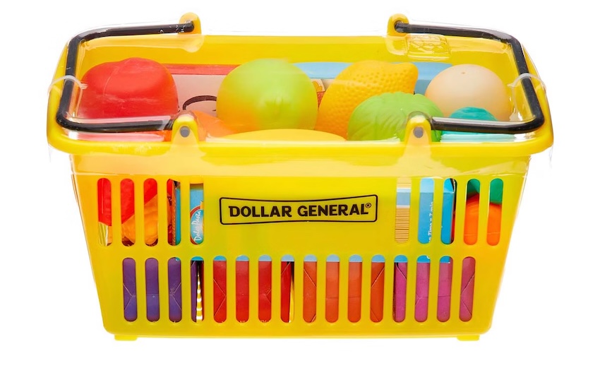 Dollar General Kids Play Grocery Basket