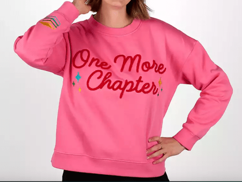 "One More Chapter" sweatshirt