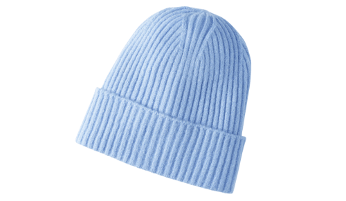 Lands End light blue beanie
