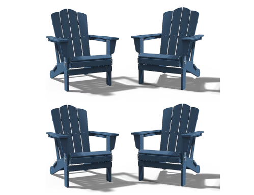navy blue adirondack chairs
