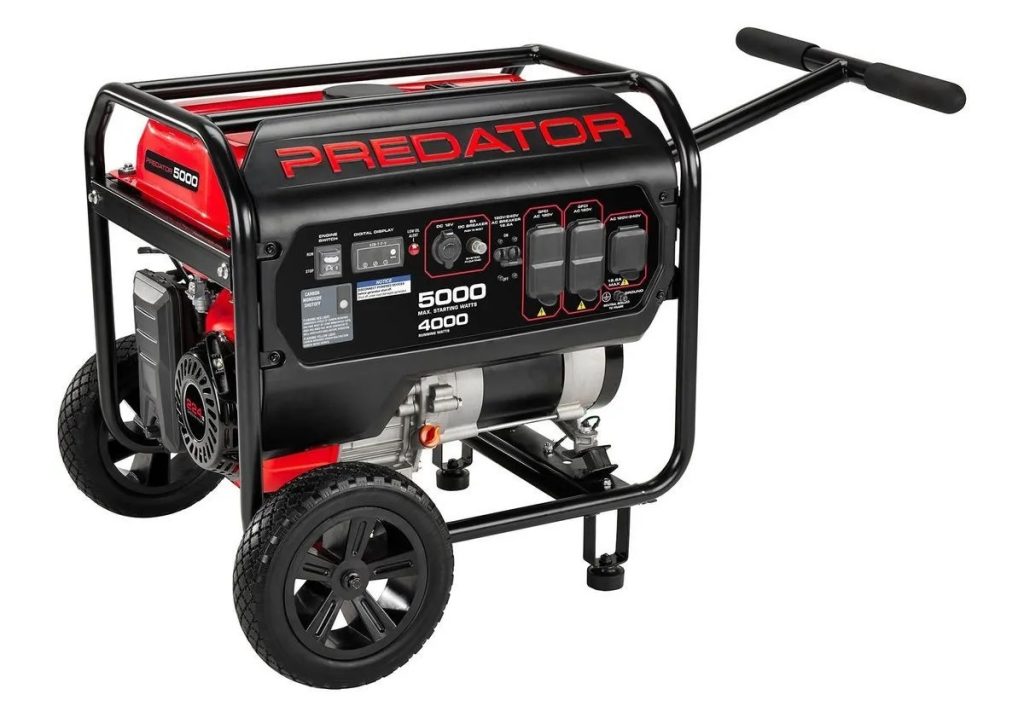 PREDATOR 5000 Watt Gas-Powered Portable Generator
