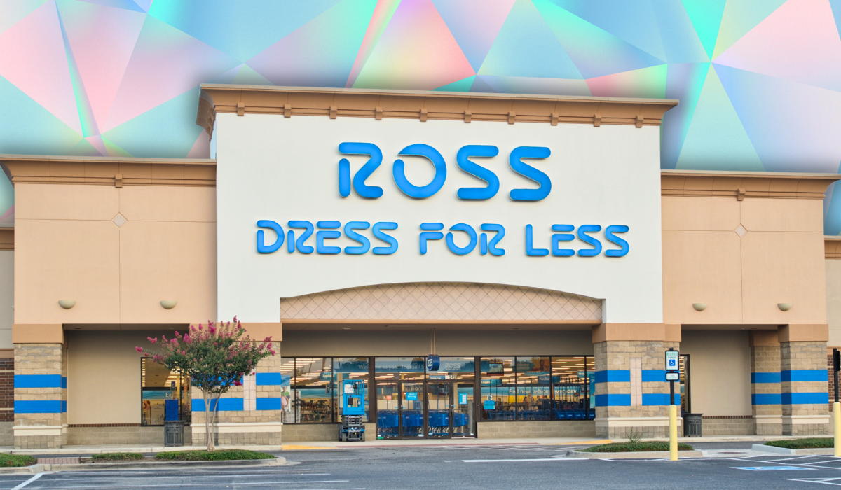 Ross Dress for Less store with a pastel background