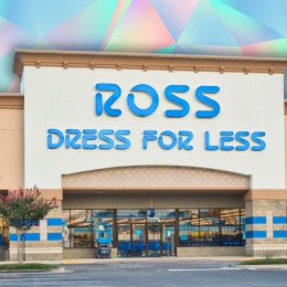 Ross Dress for Less store with a pastel background