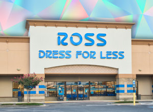 Ross Dress for Less store with a pastel background