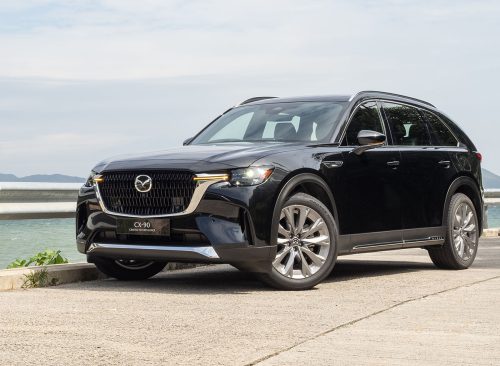 Hong Kong, China Oct 17, 2023 : Mazda CX-90 SUV 2023 Test Drive Day Oct 17, 2023 in Hong Kong.
