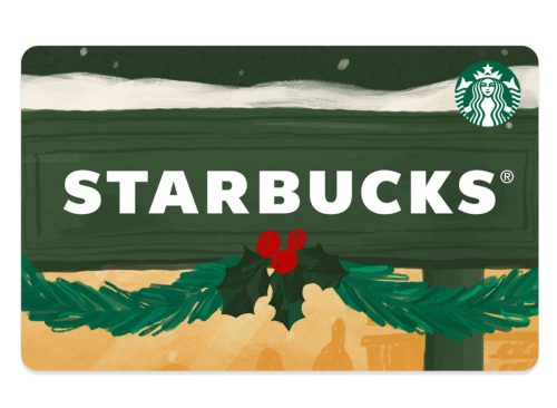 Starbucks Holiday Gift Card 