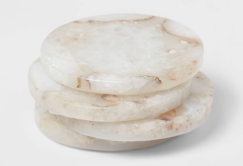 Stone Salt Agate Coasters