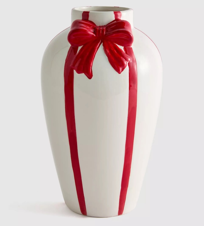 Stripe Bow Vase
