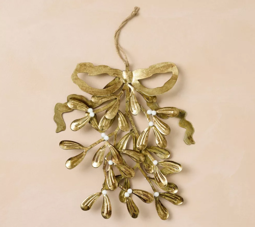 John Derian gold mistletoe