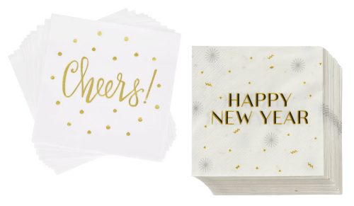 New Year's Eve napkins