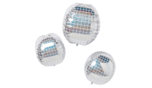 New Year's Eve disco ball balloons