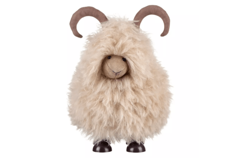 Red Shed Fluffy Mountain Goat Figure