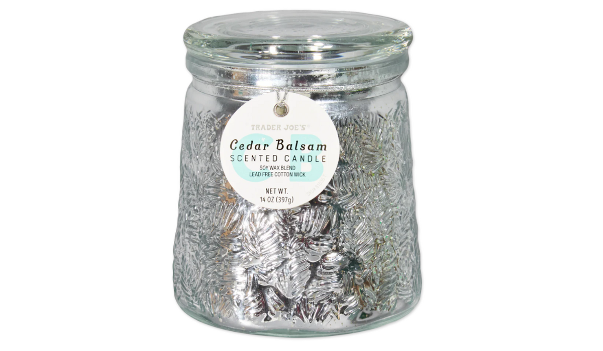 Trader Joe's Cedar Balsam Candle