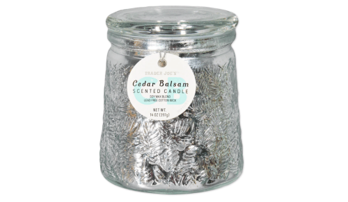 Trader Joe's Cedar Balsam Candle