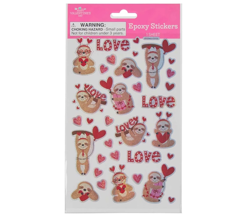 Valentine's Day Sticker Sheet
