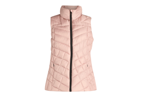 pale pink puffer vest