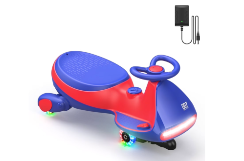 red and blue wiggle car