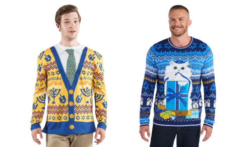 men's ugly hanukkah sweaters