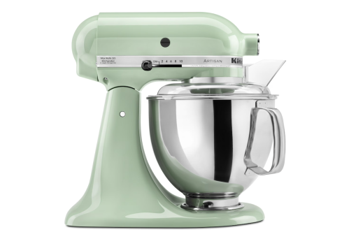 mint green KitchenAid stand mixer
