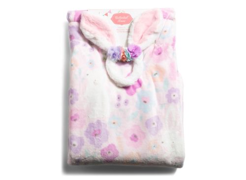 COTTON TAIL LANE 2pc Claire Bunny Field Throw And Headband Set