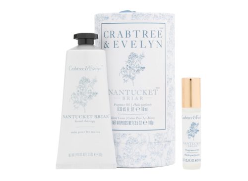 CRABTREE & EVELYN 2pc Nantucket Briar Hand Cream And Fragrance Oil Set