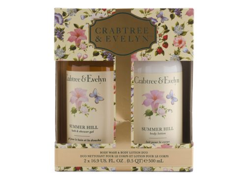 CRABTREE & EVELYN 2pc Summerhill Body Wash And Lotion Set