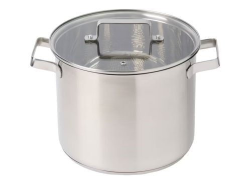 Crofton 9 Quart Stainless Steel Stock Pot with Glass Lid