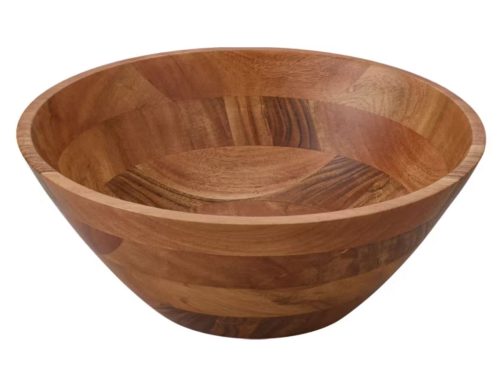 Crofton Angled Acacia Wood Bowl