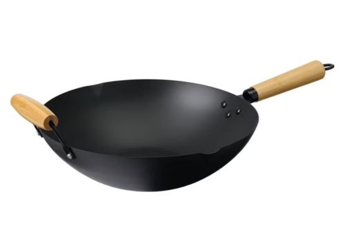 Crofton Carbon Steel Stir Fry Wok Pan